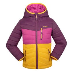 Kamik Harley Light Weight Quilted Jacket Girls' in Grape and Magenta